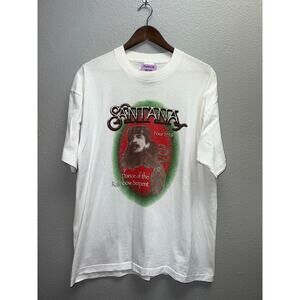 Vintage Santana Dance Of The Rainbow Serpent Shirt Tour Concert 1996 90s Tee XL
